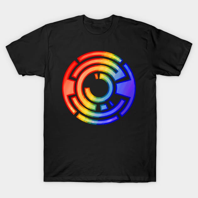 Rainbow circles T-Shirt by Gratsvetic17